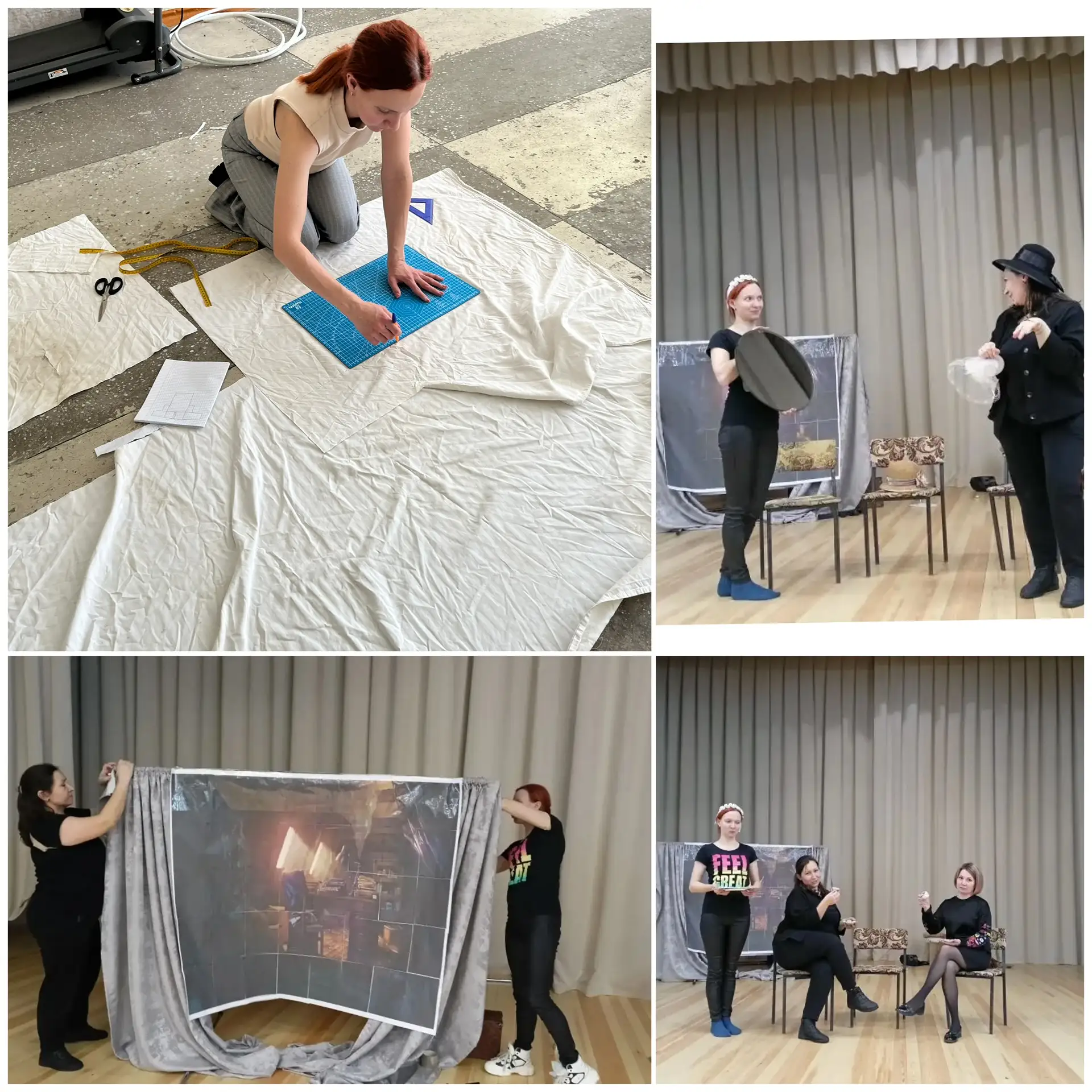 Подготовка к районному конкурсу театральных коллективов 🎭