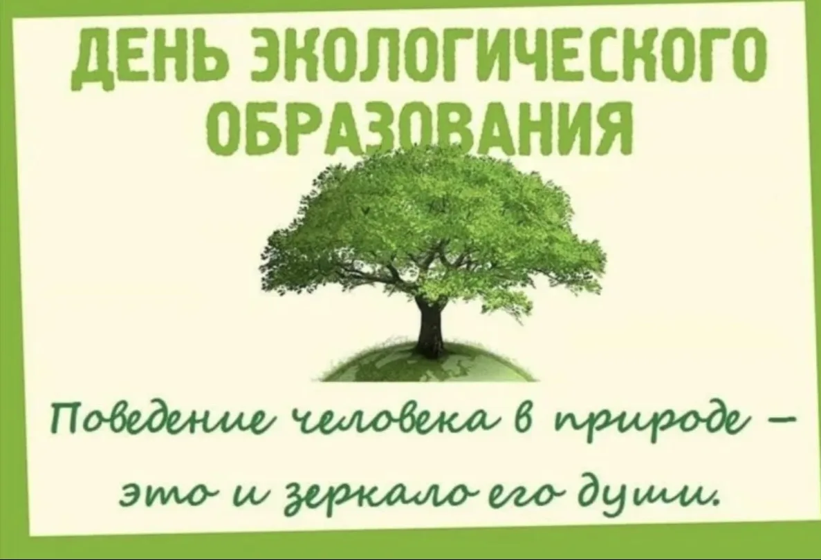 Всемирный день экологического образования – важный шаг к устойчивому будущему

Ежегодно 12 мая отмеч