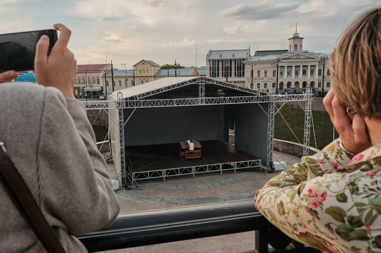 Cценический комплекс на фестивале «Классическое лето» Томской филармонии #проектыпросцена