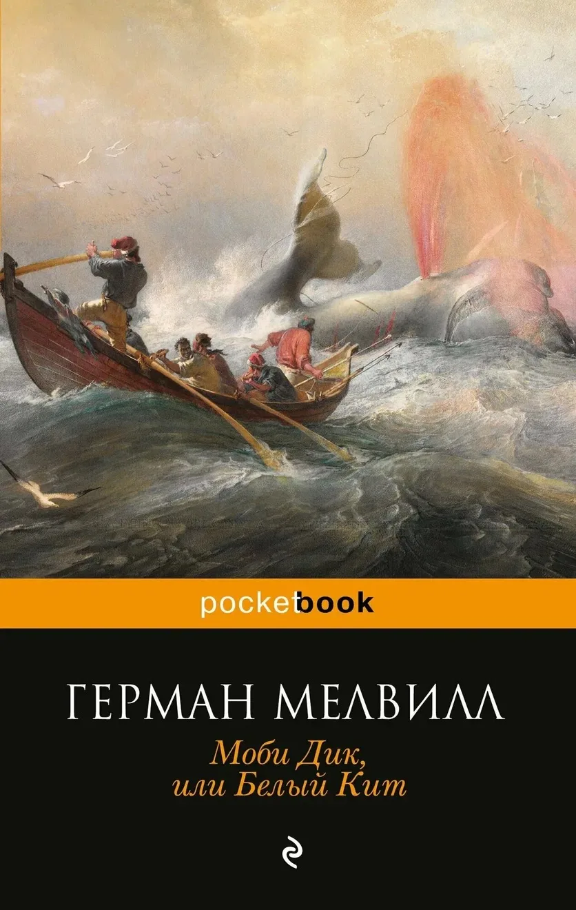 Герман Мелвилл «Моби Дик, или Белый кит».
Книга, поначалу казавшаяся мне подростковым приключением, 