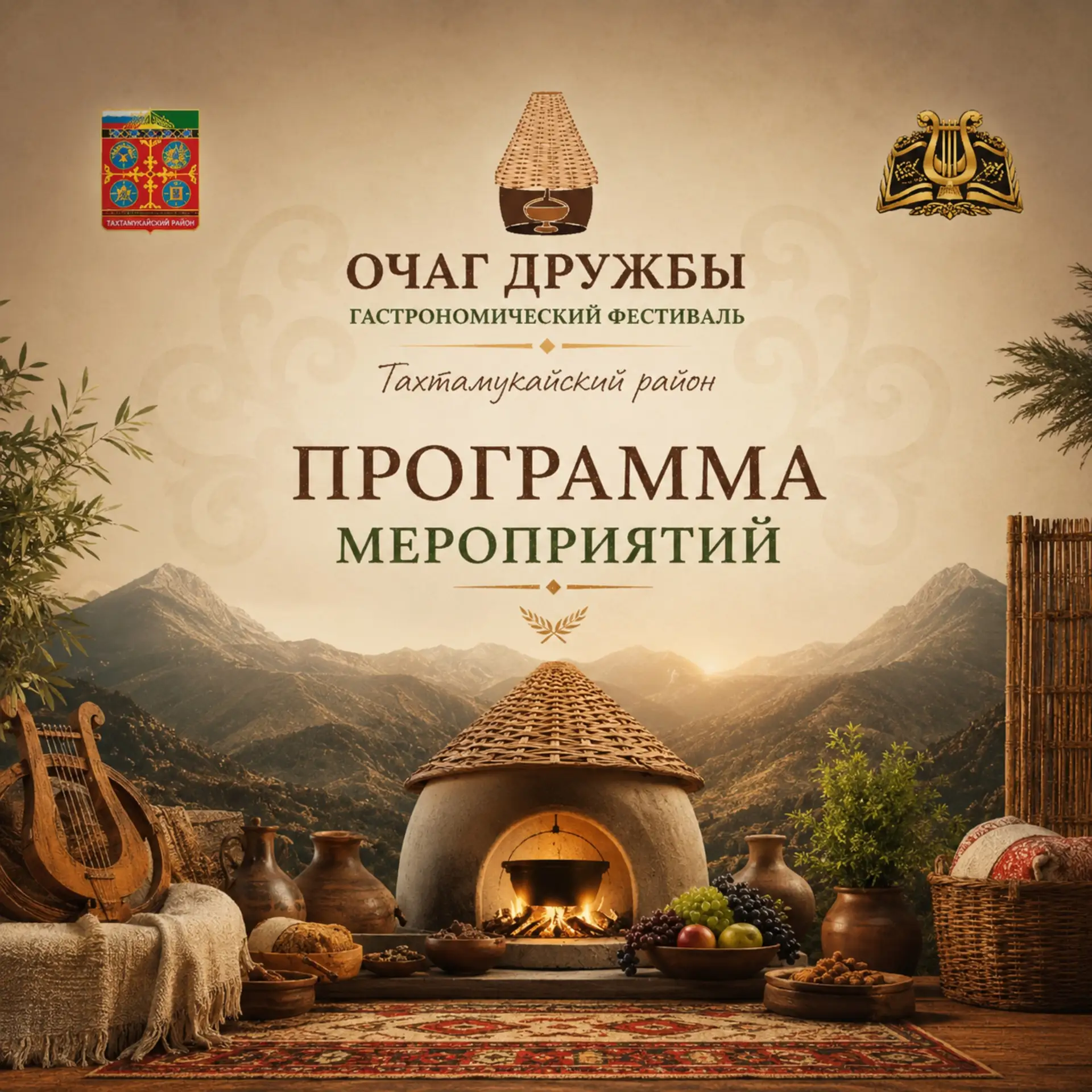 Уже завтра встречаемся на гастрономическом фестивале «Очаг дружбы» в Адыгейске!🥳

Тахтамукайский ра