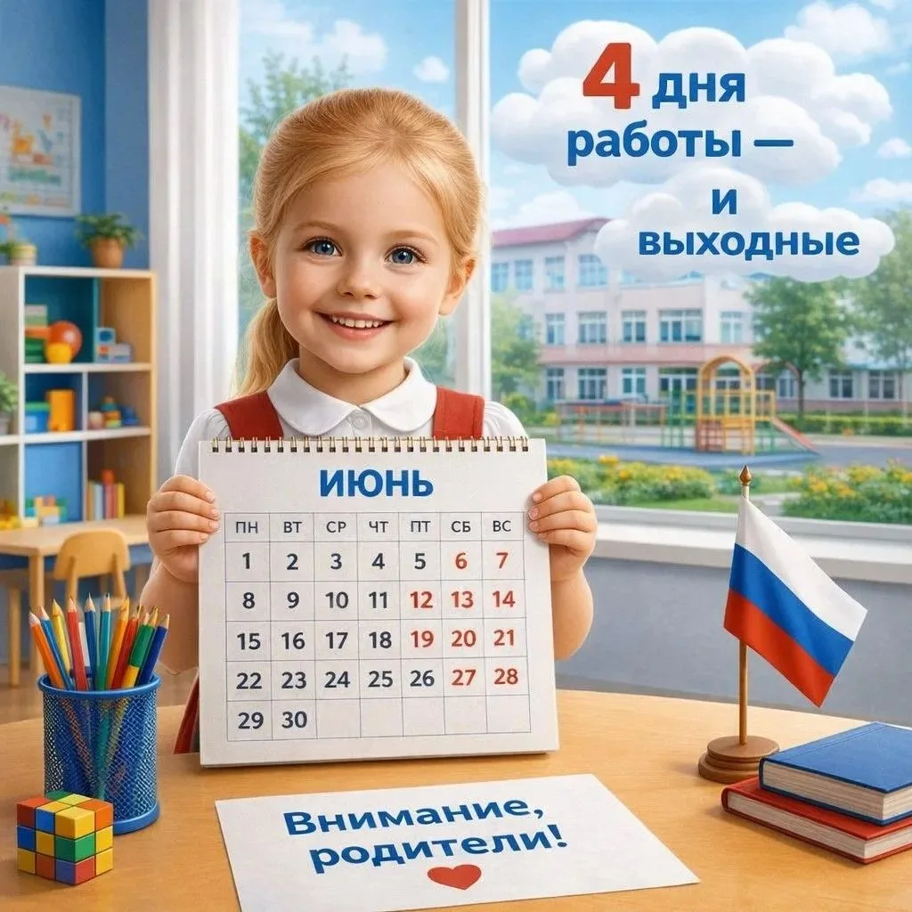 Уважаемые родители!  
Просим обратить внимание на изменения в режиме работы детского сада в связи с 