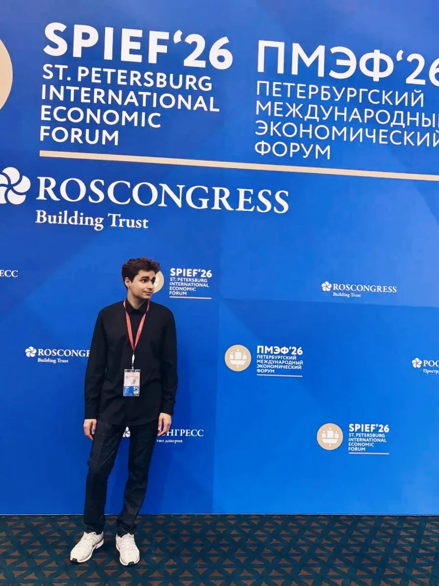 Студент РОСБИОТЕХ на ПМЭФ-2026: опыт международного уровня 🌍

Студент кафедры биотехнологии и биоор