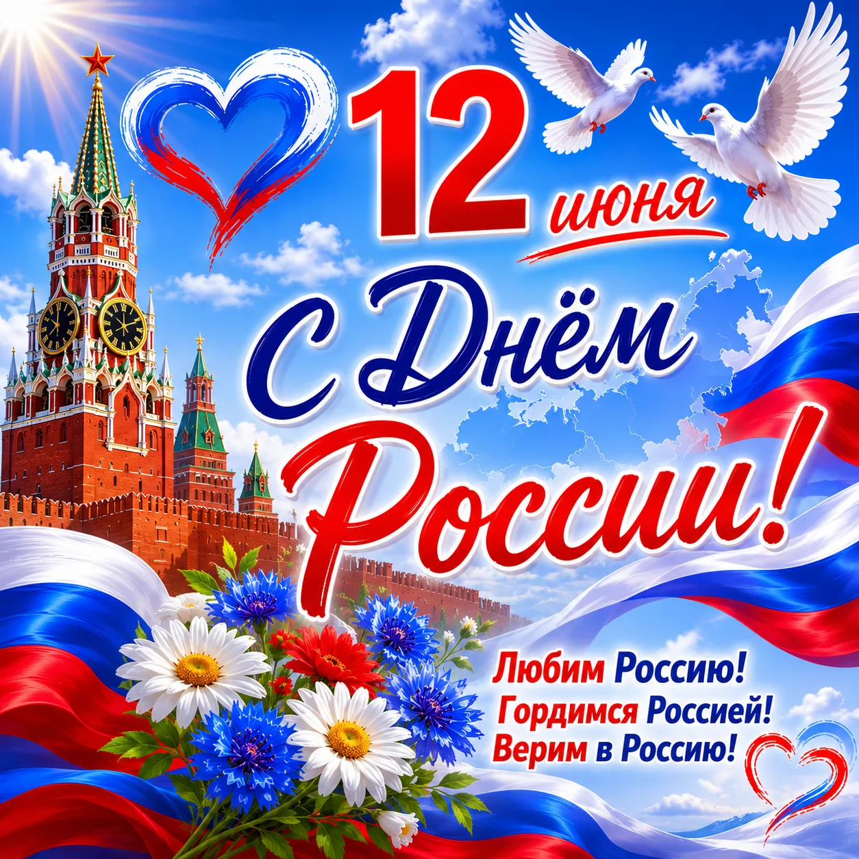 🇷🇺 Дорогие друзья! Поздравляем вас с Днём России — праздником, который объединяет всех, кто гордит