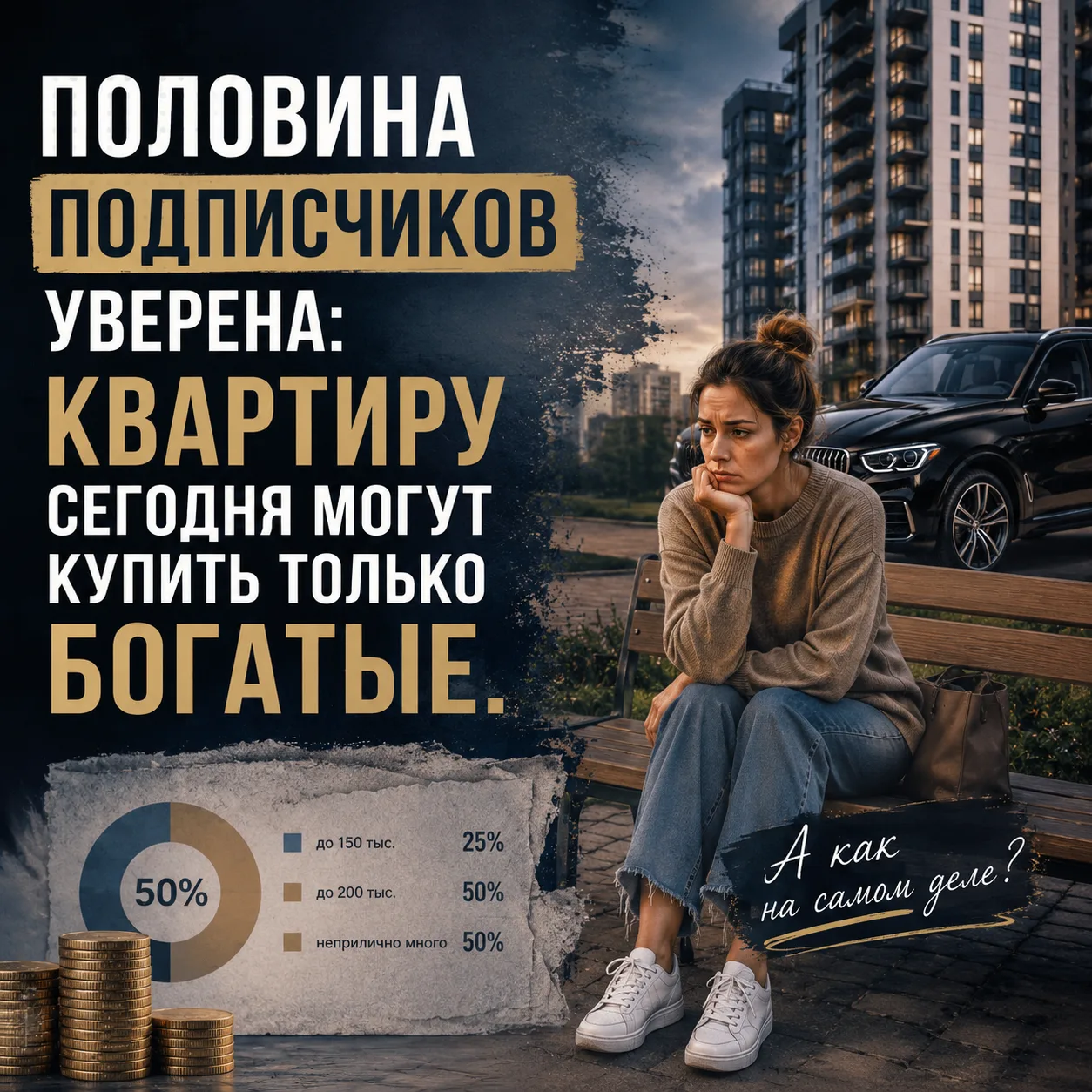 ПО РЕЗУЛЬТАТАМ ВЧЕРАШНЕГО ГОЛОСОВАНИЯ

Комментарий «для покупки квартиры нужно зарабатывать неприлич