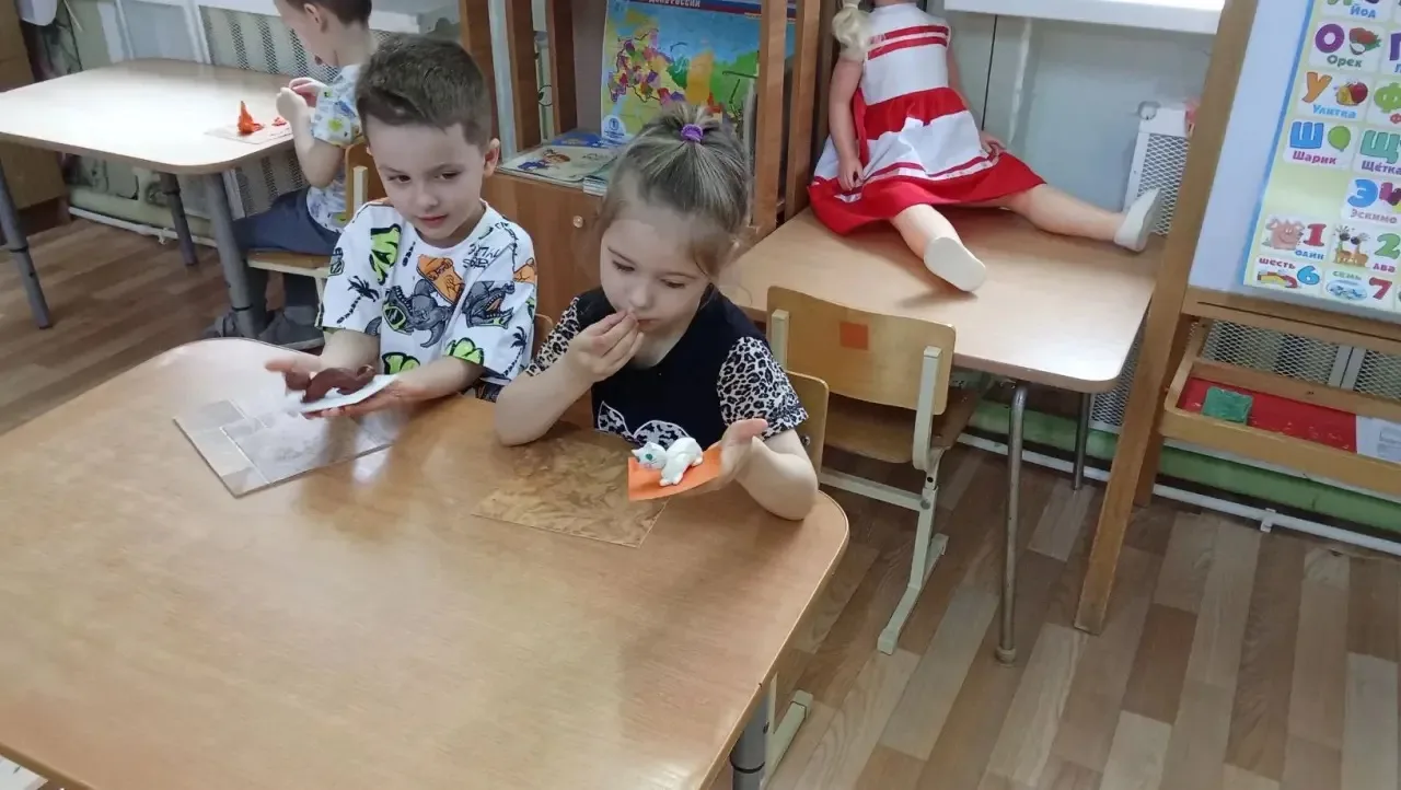 Лепка "Веселые котята."