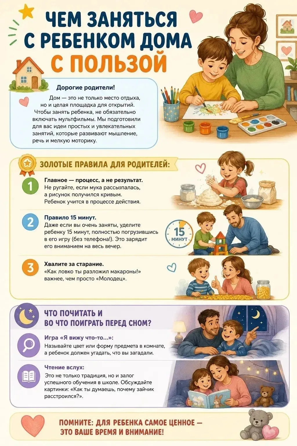 ❓Чем заняться с ребенком дома, чтобы он не заскучал, когда на улице дождь. ‼ Ответ на вопрос в нашей