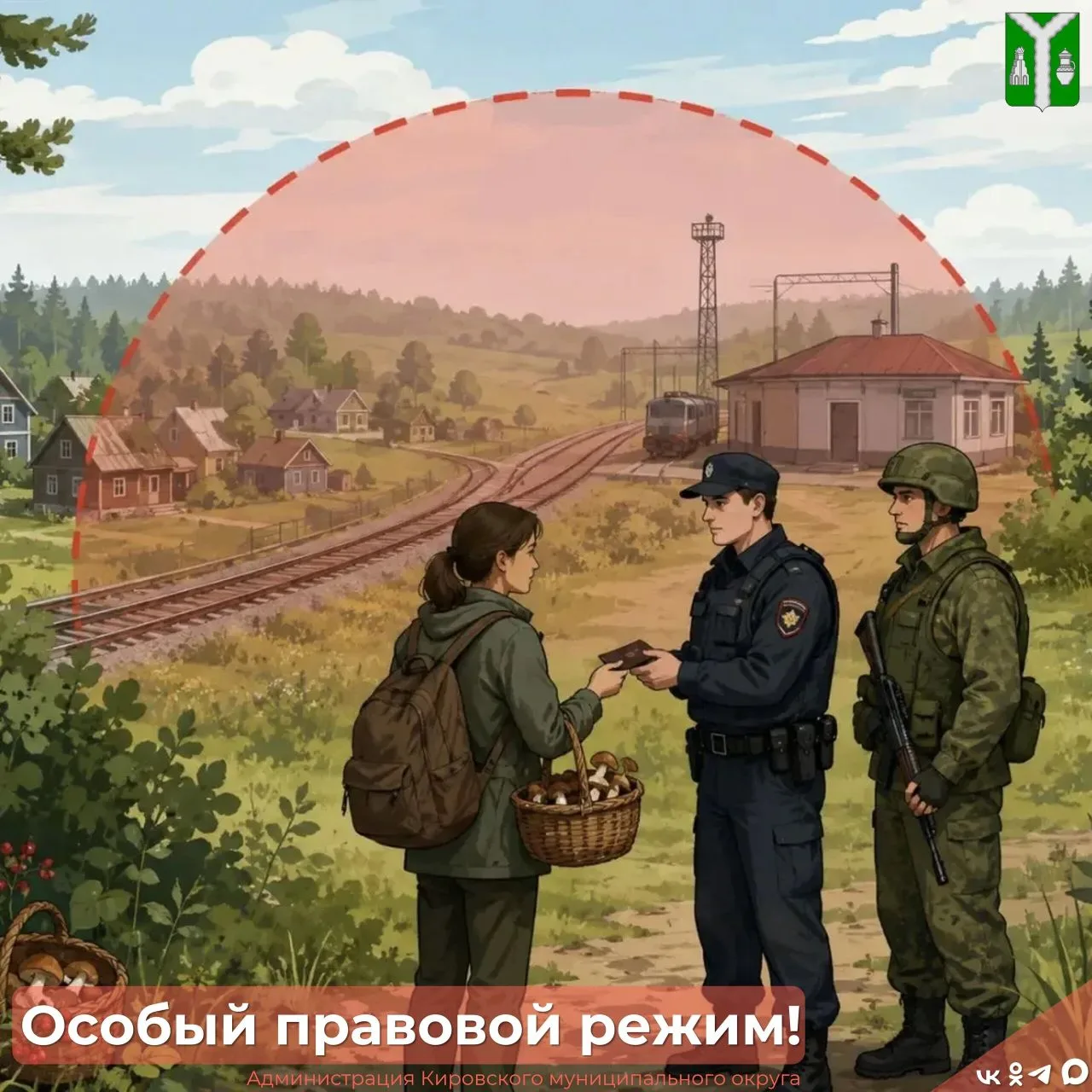 Уважаемые жители Кировского муниципального округа!

Информируем вас об установлении особого правовог