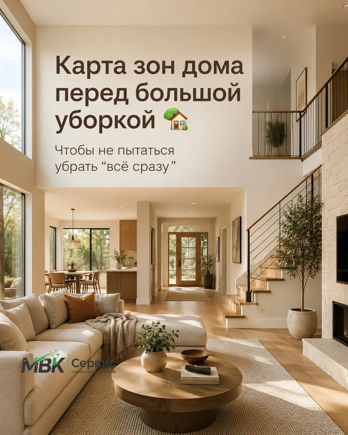 Лайфхак: составьте карту зон дома перед большой уборкой 🏡

Большой дом сложно убирать “целиком”. Та