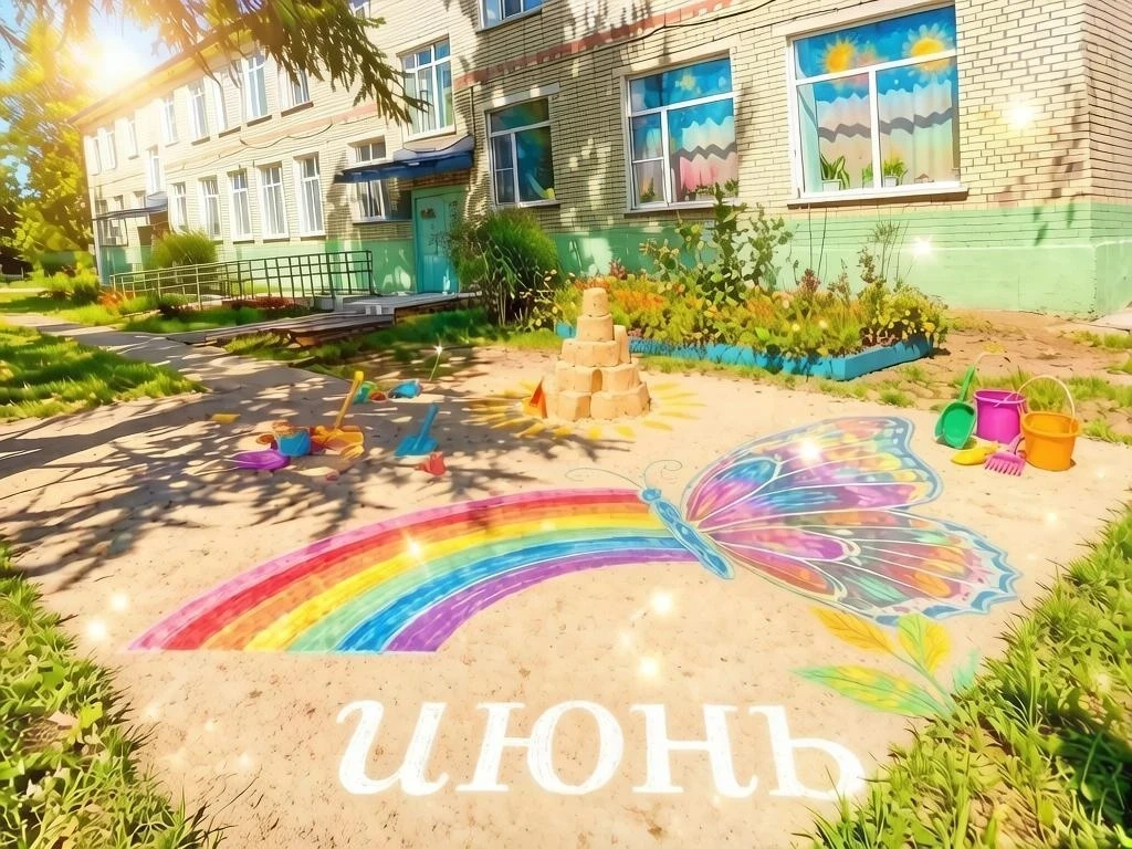 Самый первый  месяц лета ИЮНЬ принес нам много-много радости! В июне солнышко светит ярче, греет теп