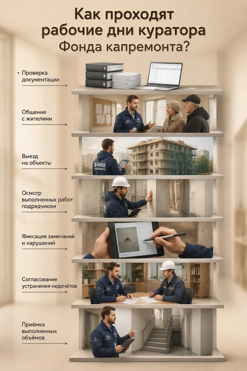 Кто стоит за капитальным ремонтом вашего дома? 🧐

За каждым капитальным ремонтом стоит ежедневная р