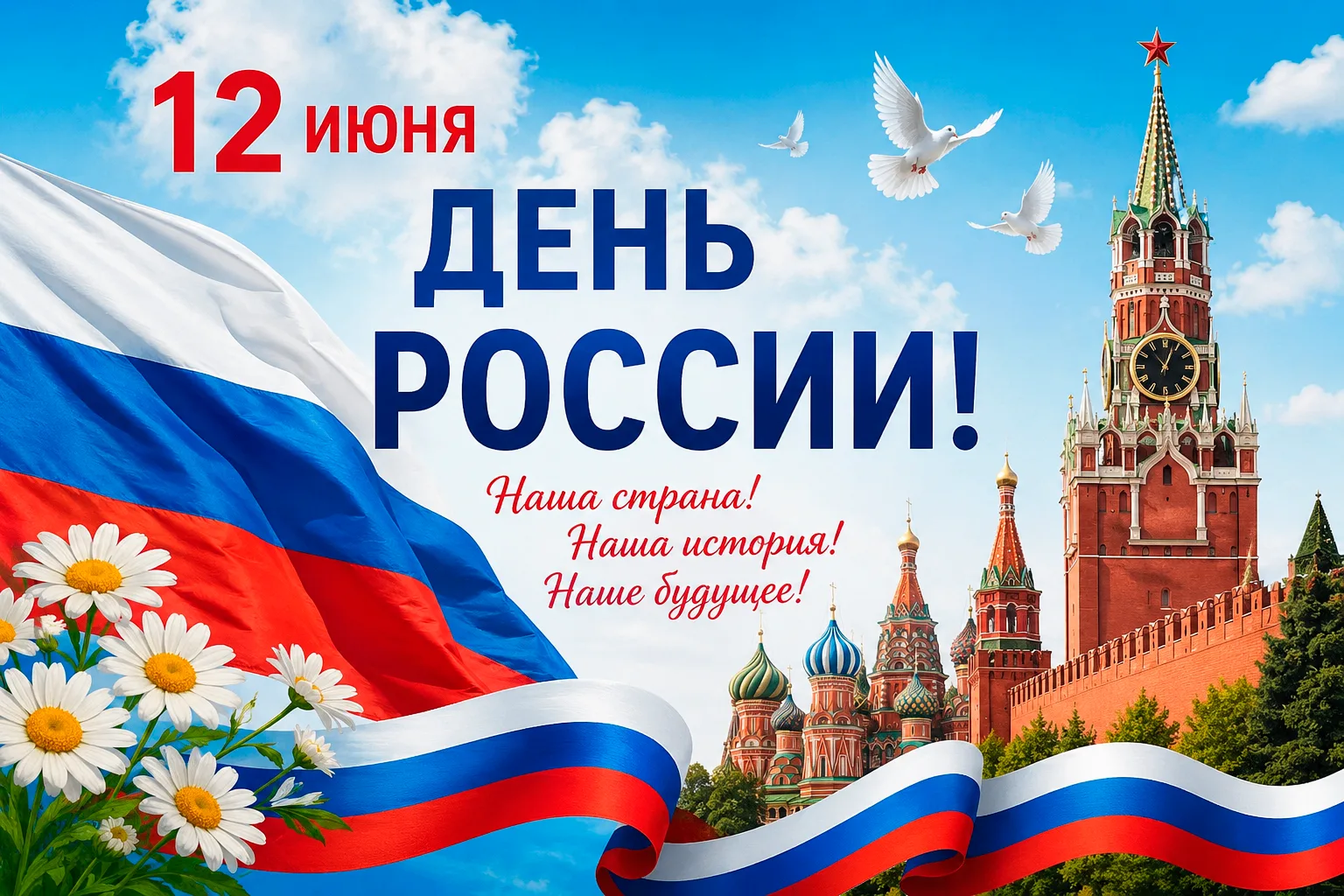 Уважаемые соотечественники!

От всего сердца поздравляем вас с Днём России — нашим общенациональным 