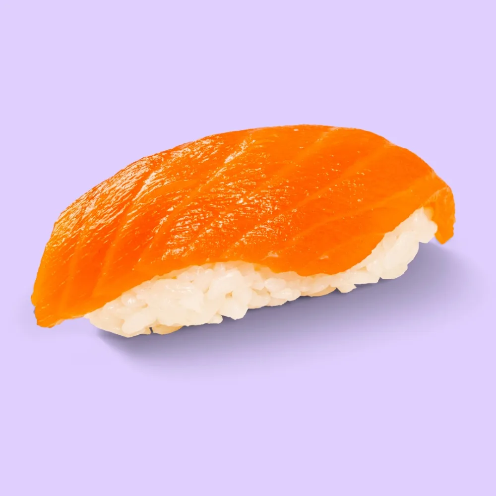 Сяке 🍣

Классика, которая всегда заходит. Нежный лосось и рис — ничего лишнего, только чистый вкус.