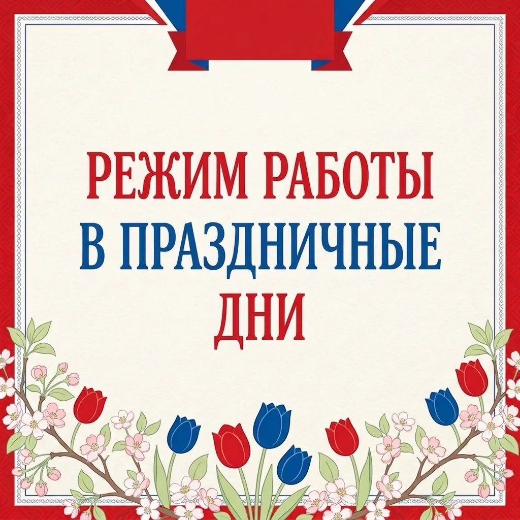 Уважаемые жители города Югорска!
Обратите внимание на расписание работы поликлиники в праздничные дн