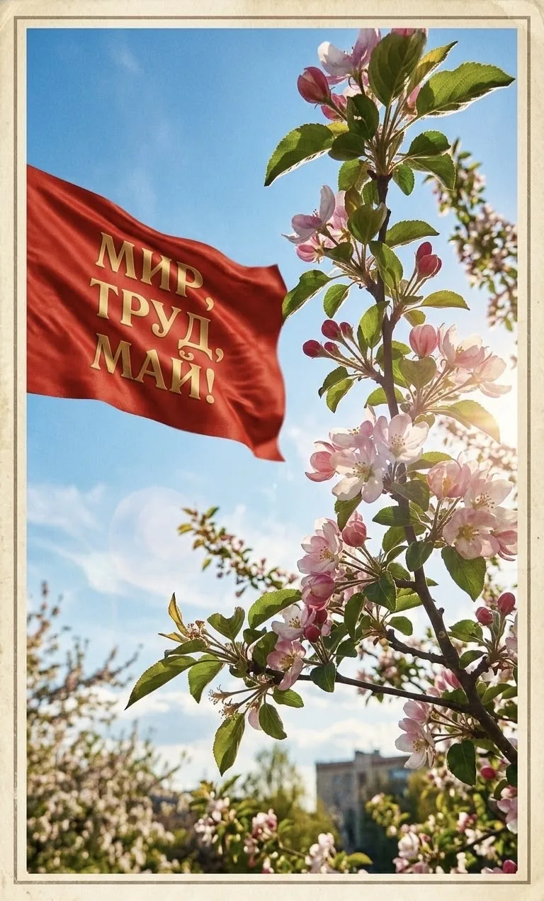🌸 С Днём весны и труда! 

От всей души поздравляем вас с этим светлым и радостным праздником!

Пуст