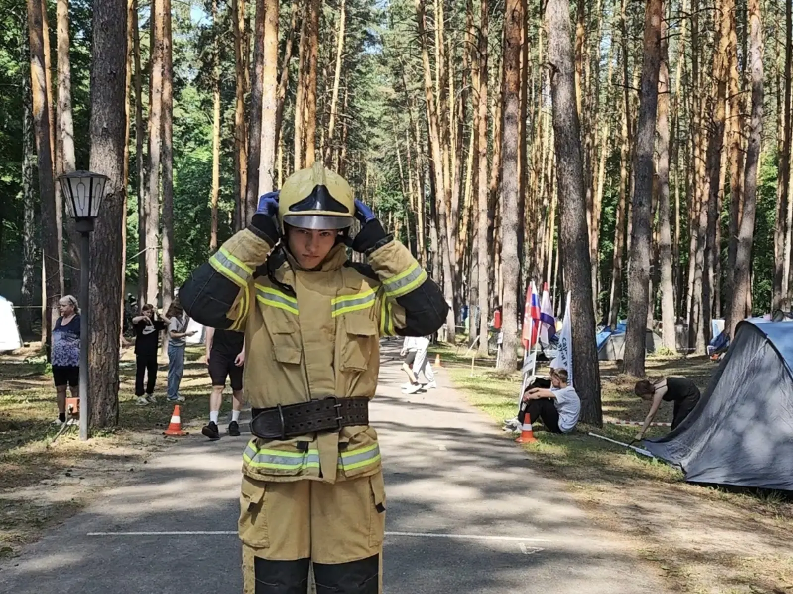 🌟 Четвёртый день на школе безопасности был самым насыщенным! Прошло самое зрелищеное испытание - по
