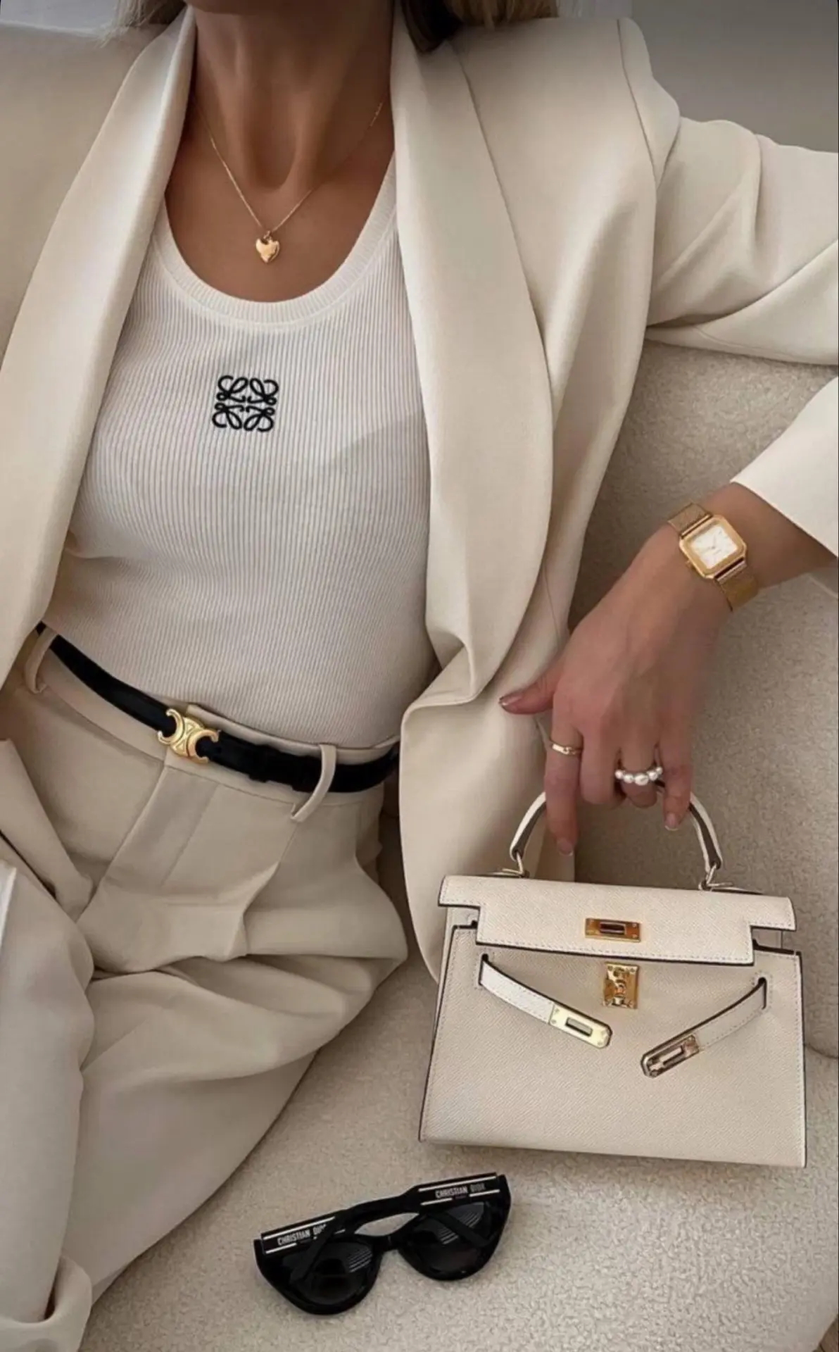 Топ/Майка Loewe 
В Наличии ✅
Р 42-48 
Премиум качество 💎
