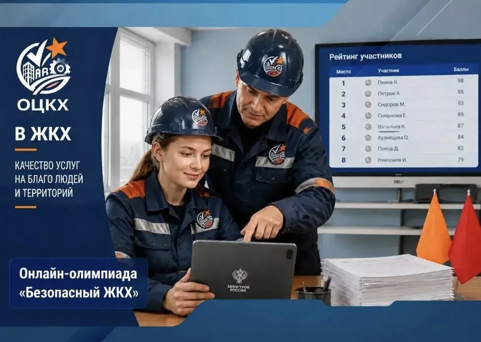 Продолжается регистрация на онлайн-олимпиаду «Безопасный ЖКХ-2026»
 
Отраслевой центр компетенций пр