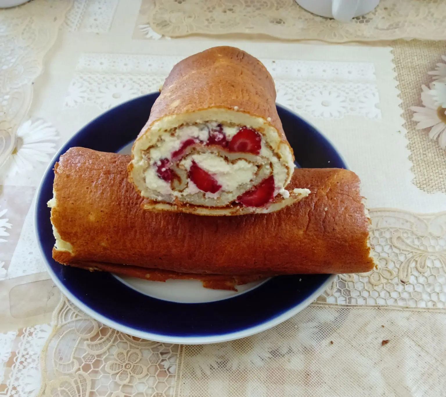 Белковый рулет на перекус