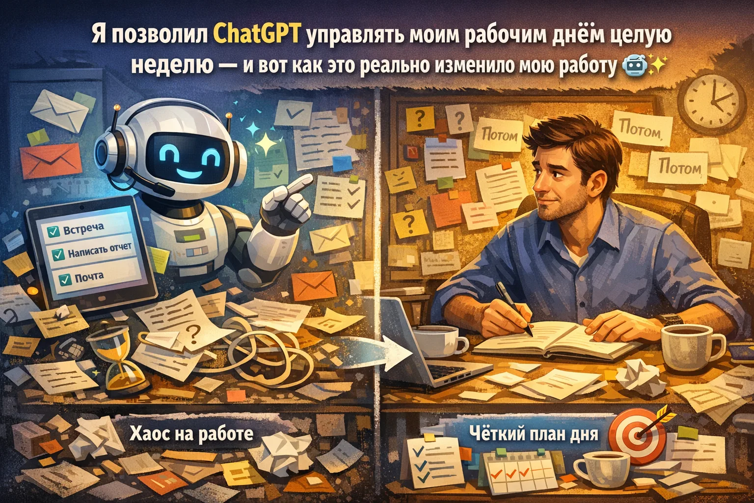 Я позволил ChatGPT управлять моим рабочим днём целую неделю — и вот как это реально изменило мою раб