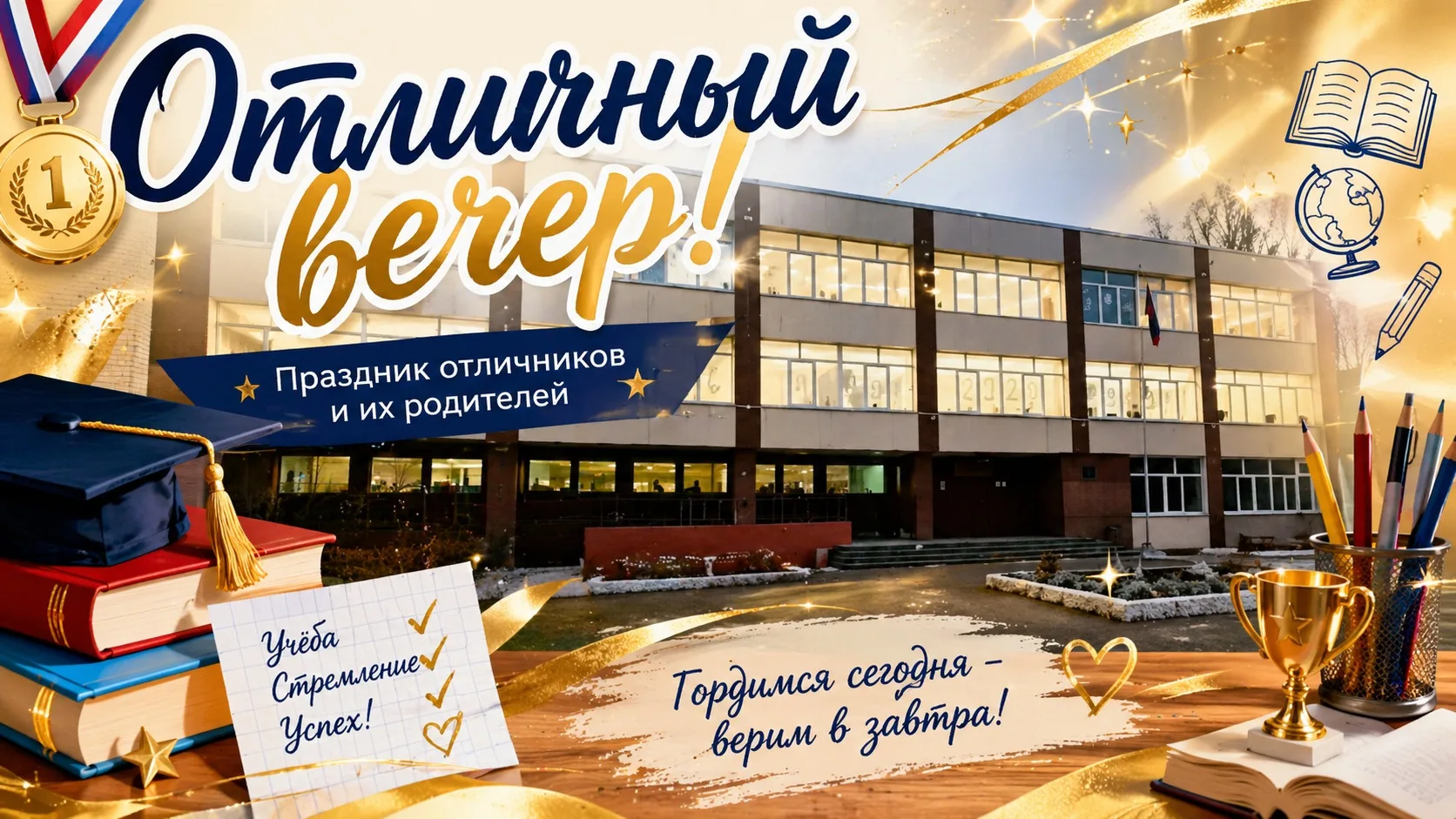✨Подошёл к концу 2025-2026 учебный год ... И настало время «Отличного вечера», на котором директор ш