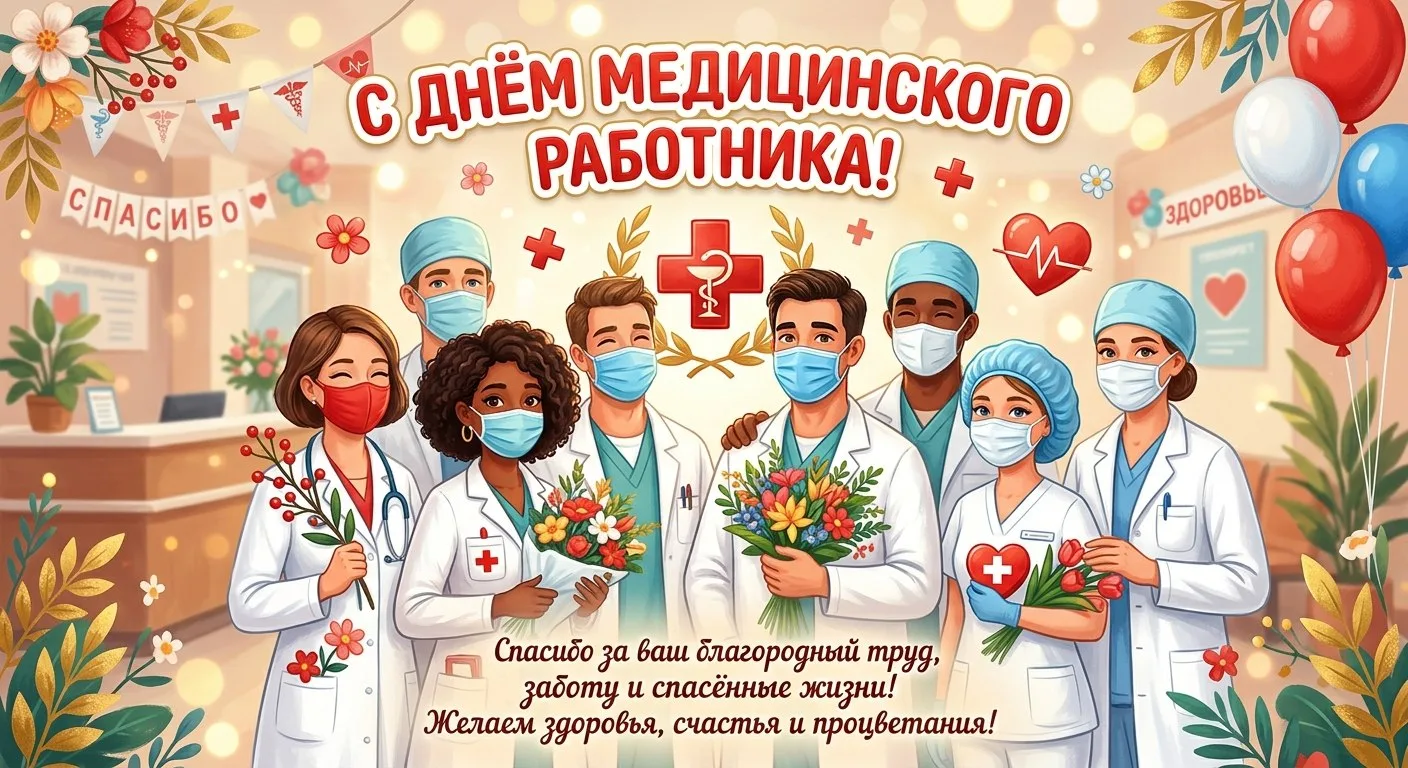 С Днём медицинского работника!

В этот день хочу поздравить с праздником тех, кому мы доверяем самое