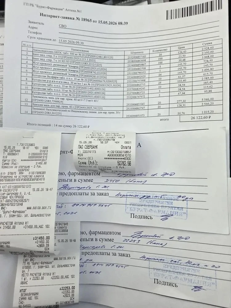 💊💉Медикаменты для бойцов СВО собрали сотрудники Окинской ЦРБ

✅ Сотрудники Окинской больницы собра