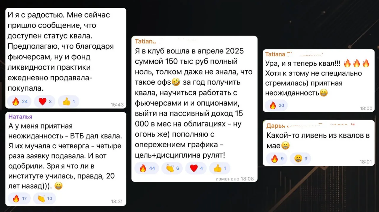 Новости нашего городка Клуба: у нас ливень квалов в мае 🔥

Квалифицированным инвестором признается 