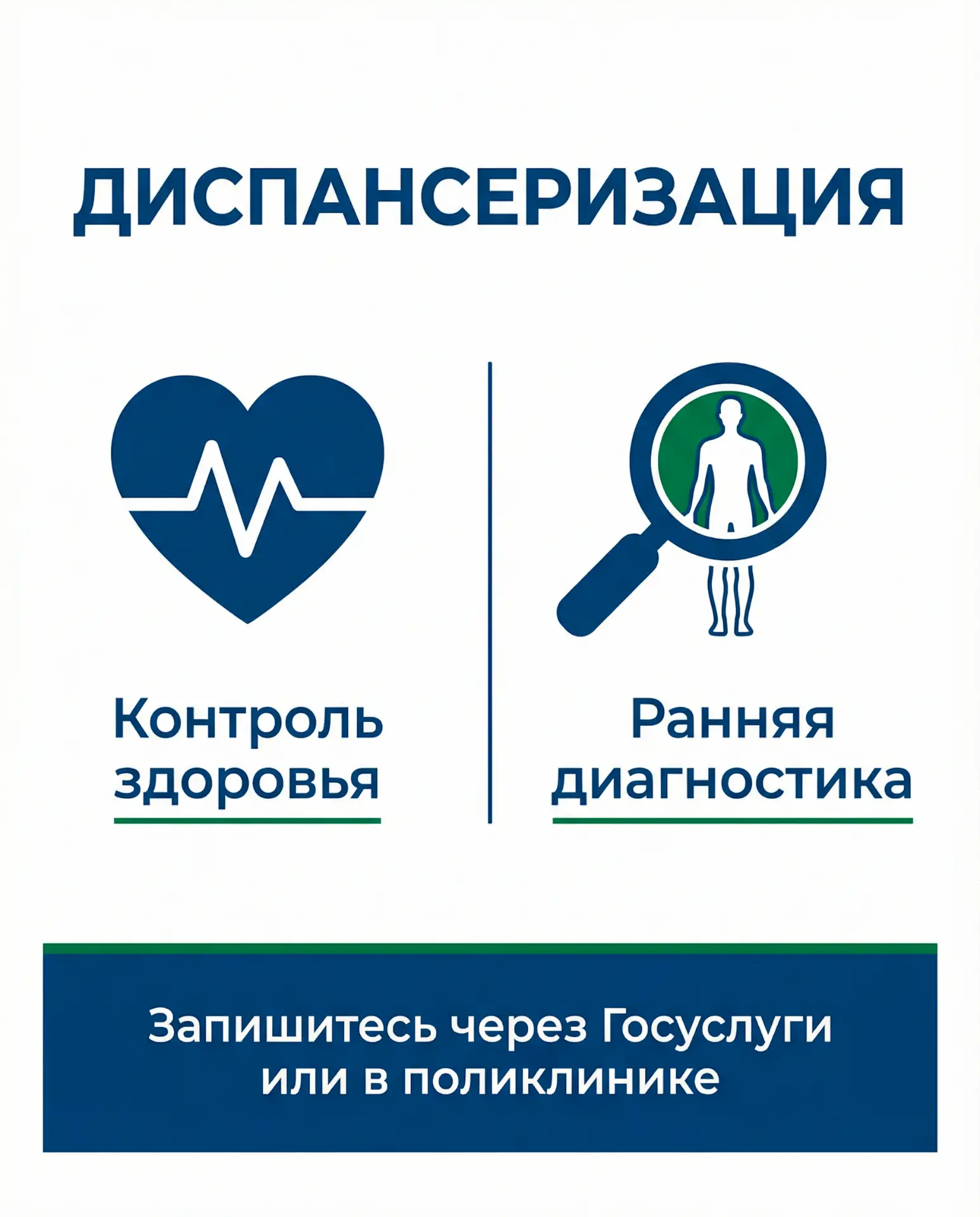 Диспансеризация: забота о здоровье на ранней стадии

Забота о здоровье — ключ к активной и полноценн