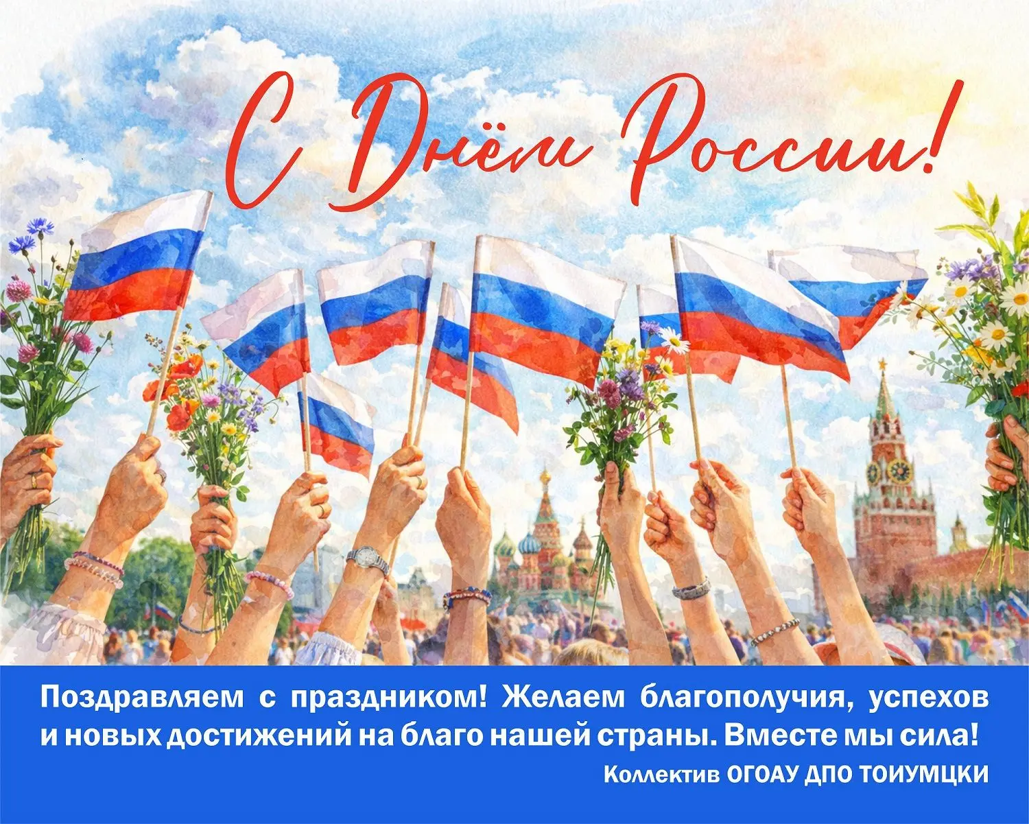 Поздравляем коллег и друзей с Днем России!