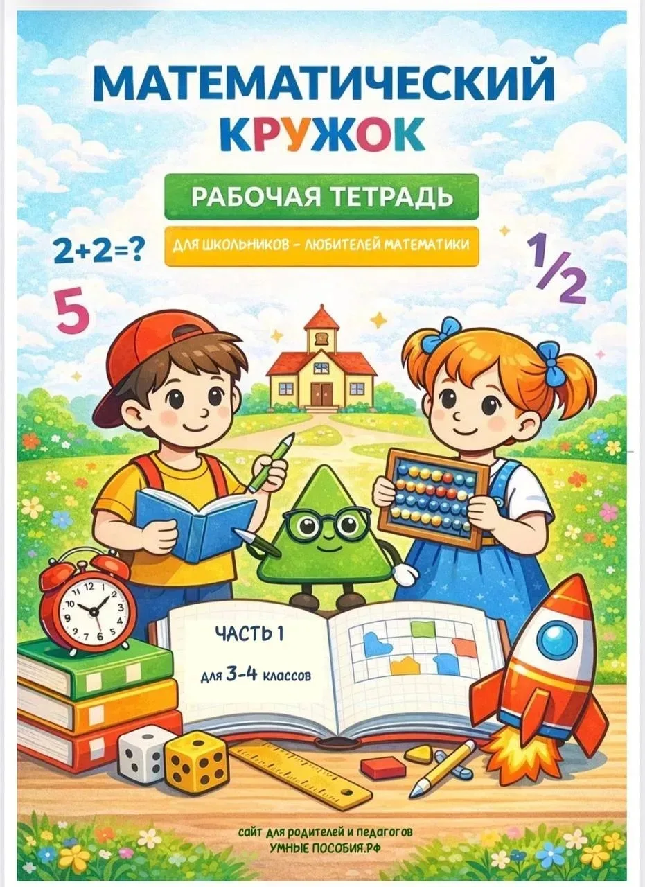 Материалы математического кружка.

Они состоят из двух частей, в каждой части по 17 занятий. Сколько