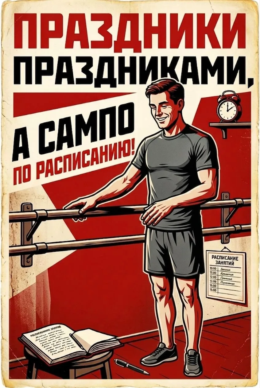 Ну вы все поняли))) 
САМПО будет сегодня в 20:00! 
Приходите заниматься)