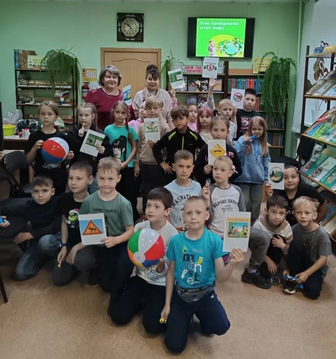 В районной библиотеке для ребят летней площадки СОШ№2 прошло познавательно-развлекательное мероприят