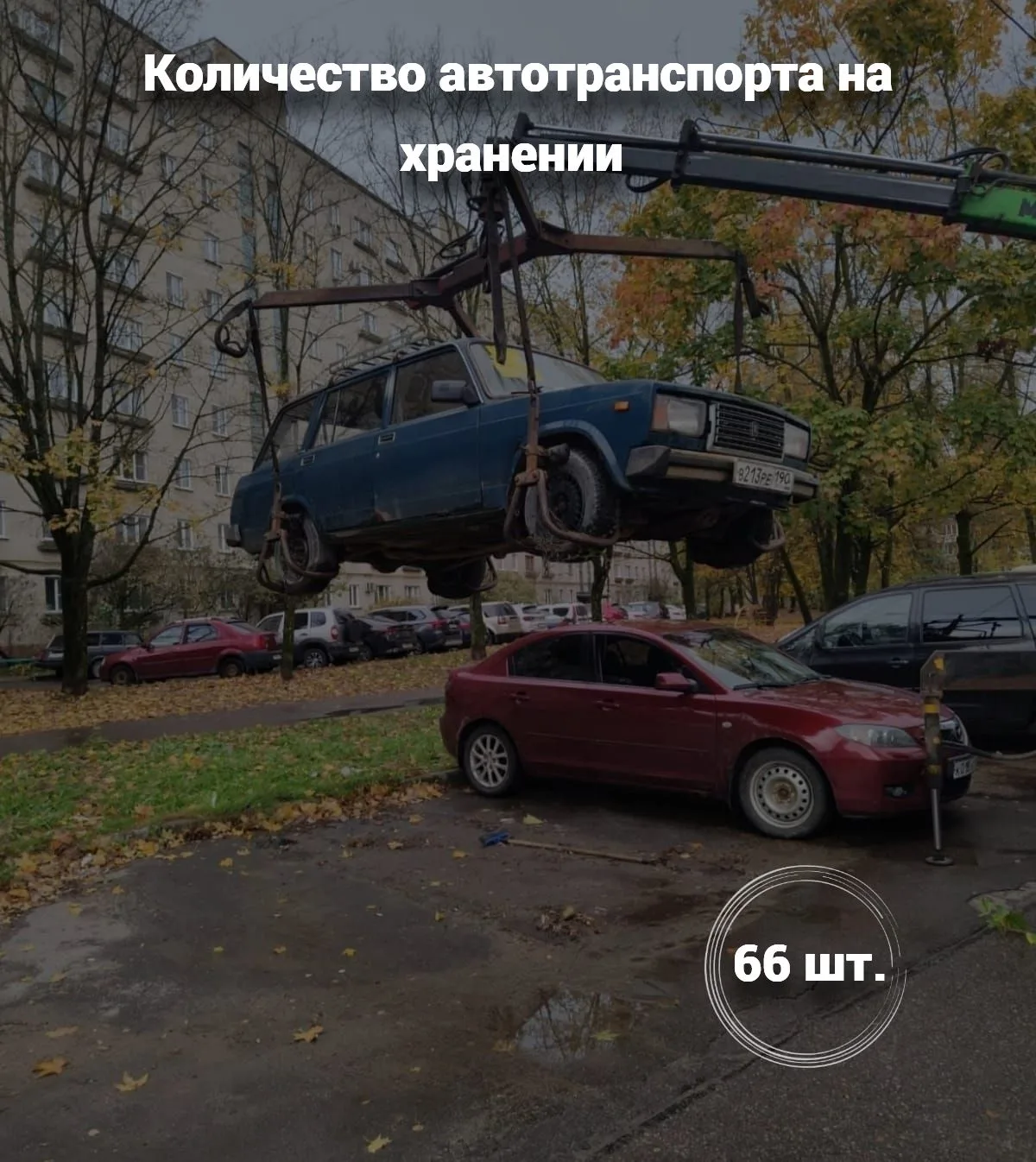Отчет о проделанной работе службы по эвакуации транспорта 08.06.2026 - 11.06.2026 г.