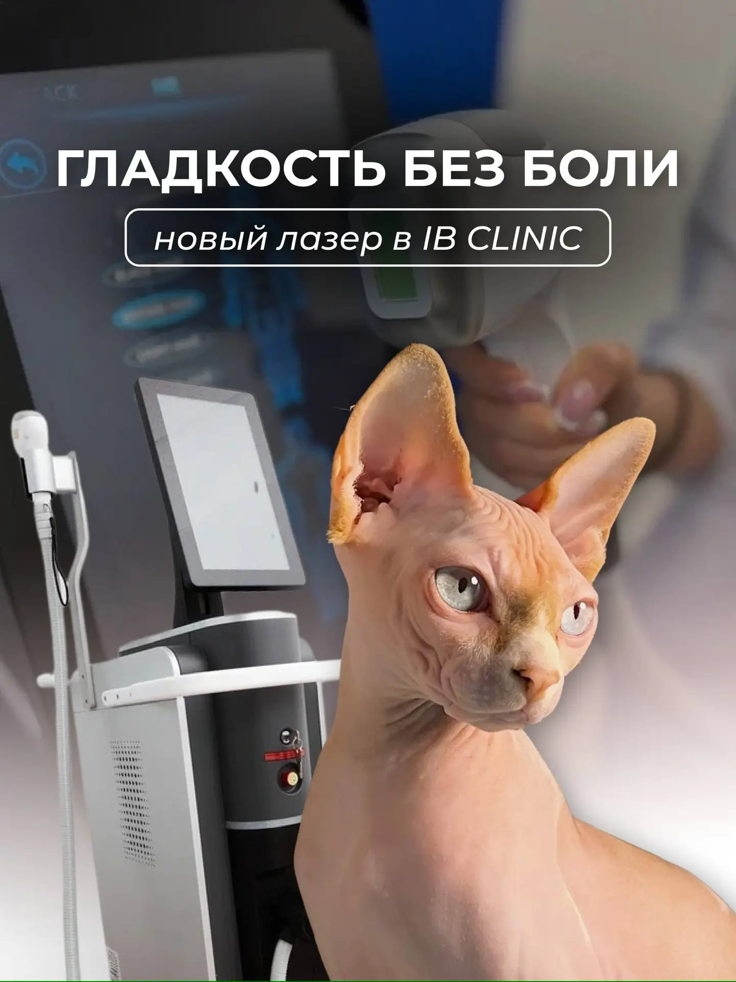 Гладкая кожа без боли в IB CLINIC🤩

НОВЫЙ ЛАЗЕР, который выводит процедуру на новый уровень🔥

❗️Гл