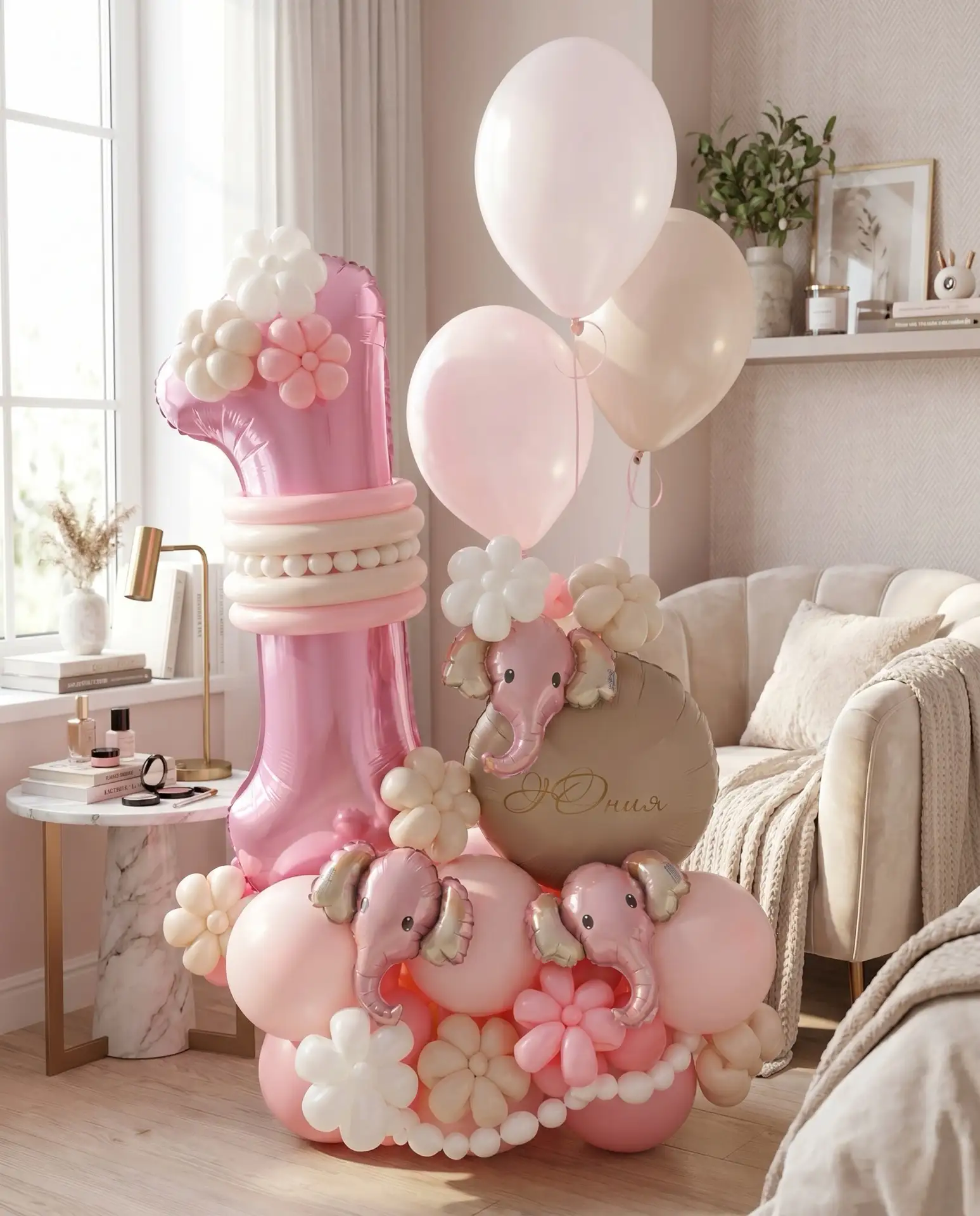 КОМПОЗИЦИЯ НА 1 ГОД🐘🎀

Заказать воздушные шары и оформление праздника можно несколькими способами�