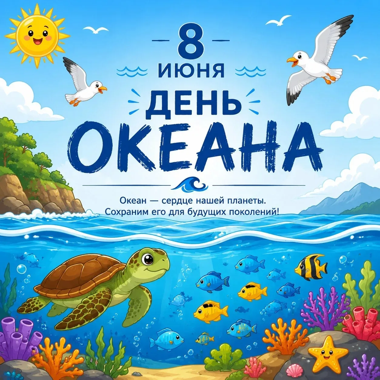 🌊 Наши юные воспитанники «Теремка» отмечали 
 Всемирный день океанов!

Сегодня наши ребята преврати
