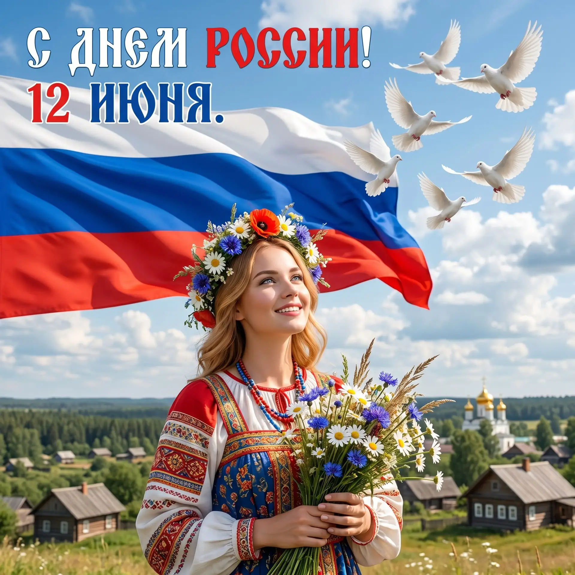 С Днём России!

12 июня — важная дата для нашей страны, символ национального единства, ответственнос