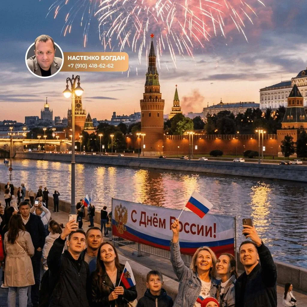 ✨ С ДНЁМ РОССИИ, ДРУЗЬЯ! 🇷🇺🏡

Наша страна начинается с вашего дома 🚪
С уютной квартиры, где прос