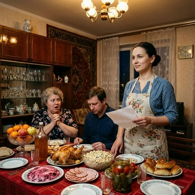 "Мать приезжает — расшибись, но прими как королеву" — приказал муж. Я приняла. По полному прейскуран