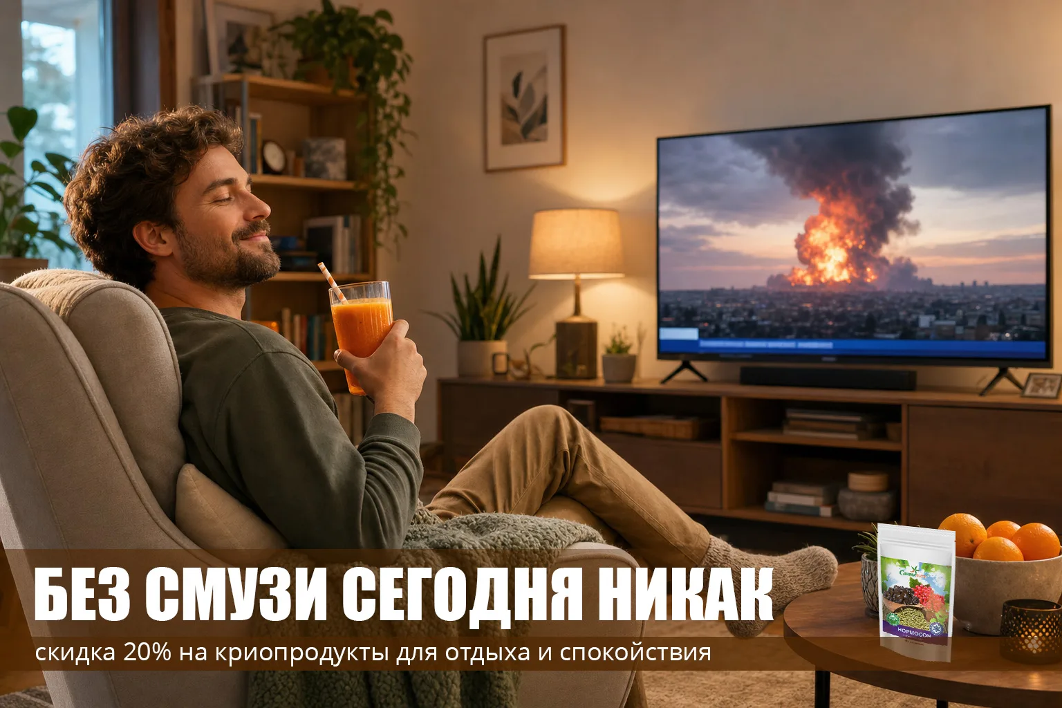 СКИДКА 20%

Мозгу — поддержку, стрессу — паузу, вам — скидку 20%!

Современный мир и так умеет держа