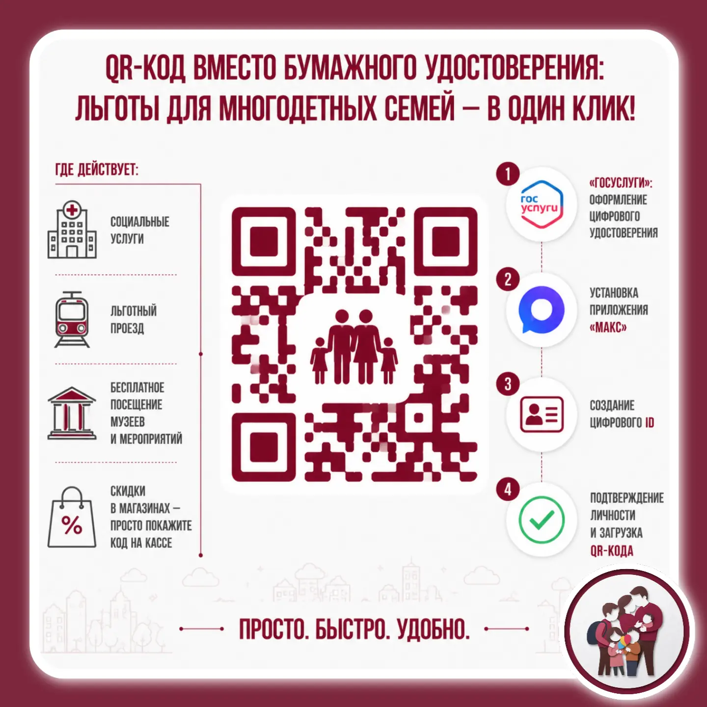 🗂 Три и более детей — а значит, куча документов на льготы… И постоянный страх что‑то потерять!

Но 