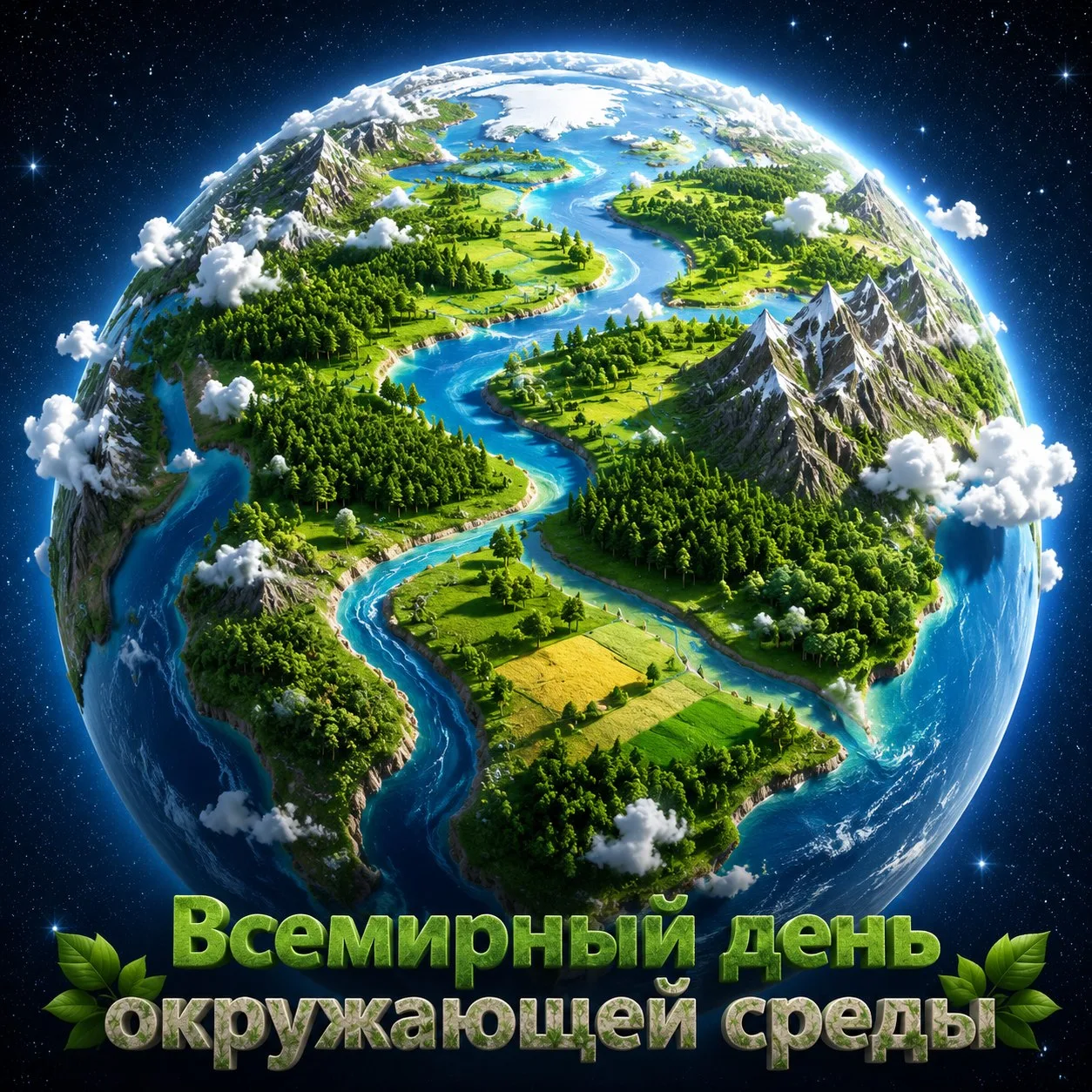 5 ИЮНЯ. ВСЕМИРНЫЙ ДЕНЬ ОКРУЖАЮЩЕЙ СРЕДЫ🌿
🌳5 июня во всем мире отмечается праздник – Всемирный день