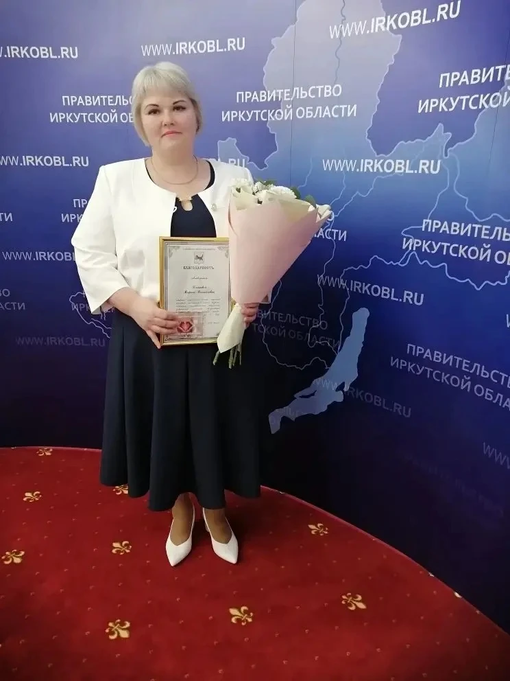 Сегодня на приеме у Губернатора Иркутской области свою заслуженную награду получила старшая медицинс