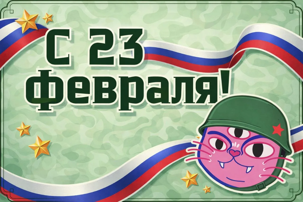 🇷🇺 С Днём защитника Отечества!

23 февраля — это день силы характера, ответственности и готовности