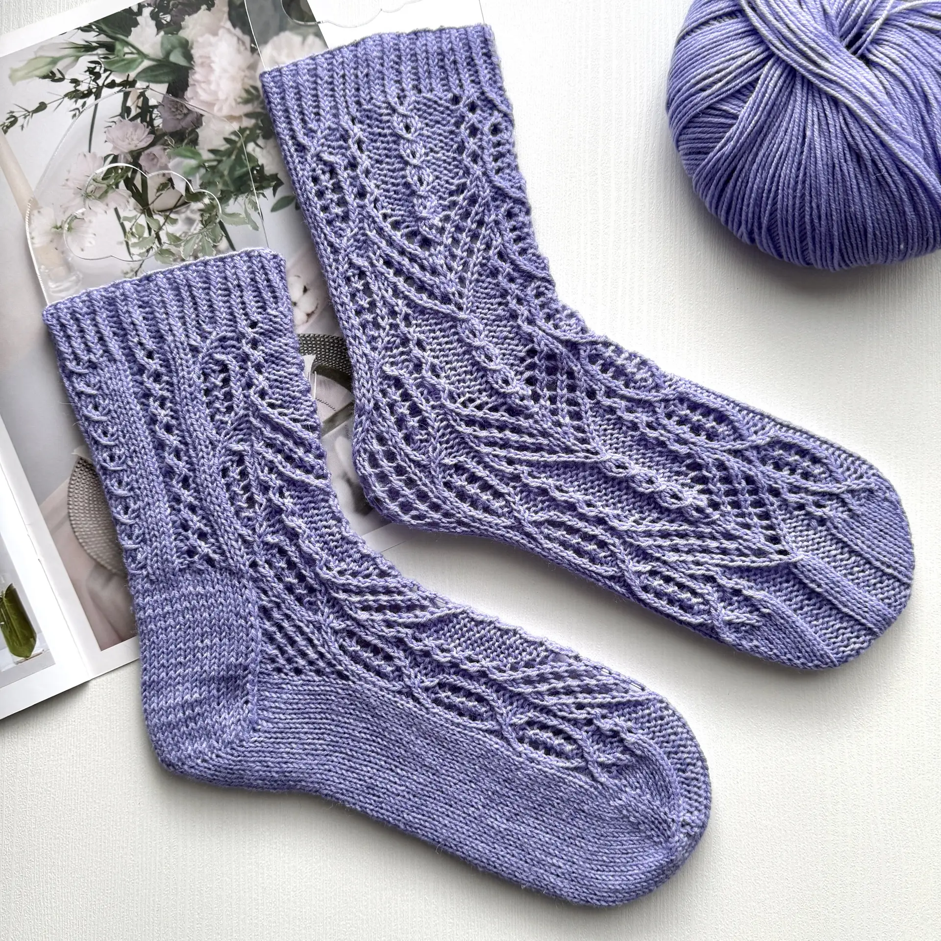 Завершаем май красиво 💜🧦

У меня готовы носочки по модели, которая в этом году участвовала в проек