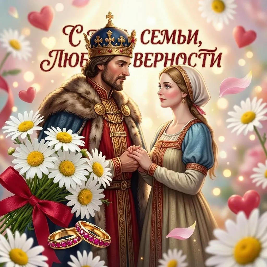 С Днём семьи, любви и верности! 🌼

Сегодня мало кто задумывается, почему мы отмечаем этот праздник 