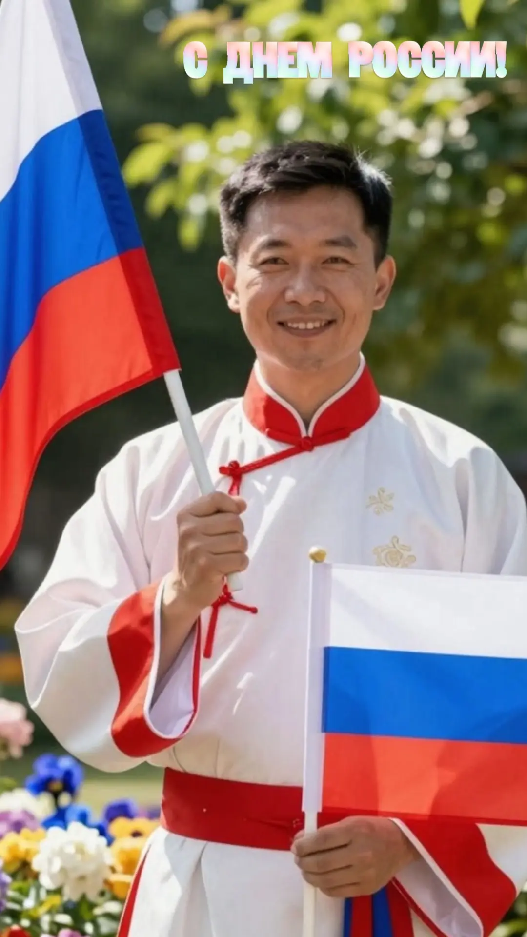 С праздником соотечественники!
Наши китайские друзья желают процветания России и мирного неба над го