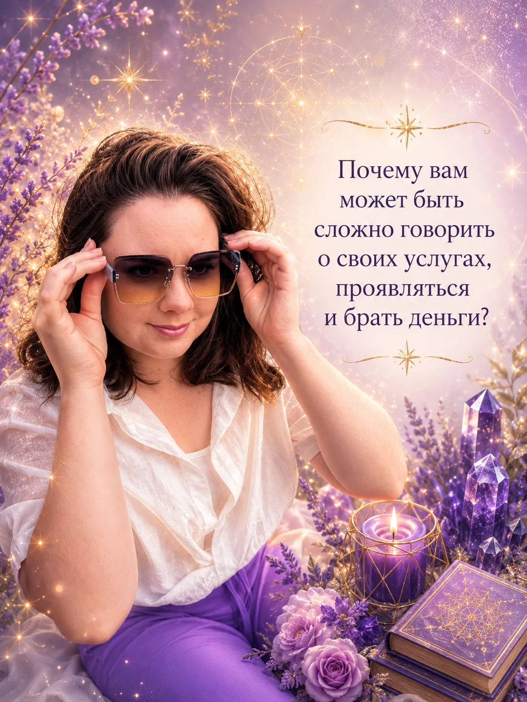 Мини-урок по Матрице Судьбы.

Почему вам может быть сложно говорить о своих услугах, проявляться и б