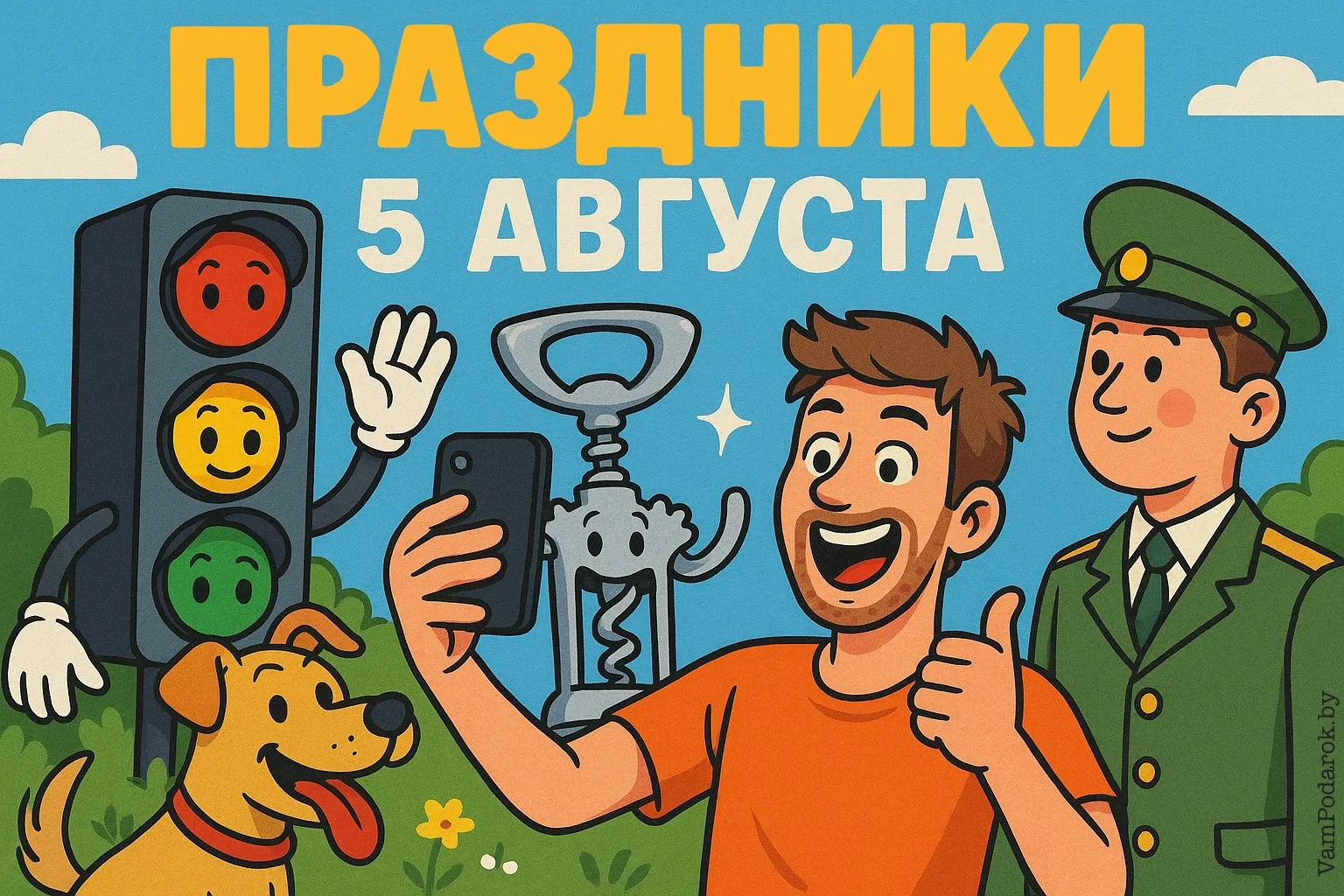 🐍🥳    *КАКОЙ    СЕГОДНЯ* 
                 *ПРАЗДНИК?*
              
           _*5 Августа 2026 